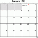 1997 Calendars