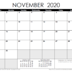 2020 Calendar Templates And Images