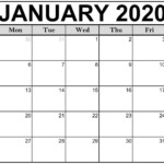 2020 Calendar You Can Edit Calendar Printables Free Templates