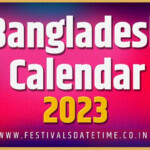 2023 Bangladesh Festivals Calendar 2023 Bangladesh Holidays Calendar