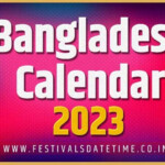 2023 Bangladesh Festivals Calendar 2023 Bangladesh Holidays Calendar 