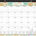 Amazon 2021 Desk Calendar 12 Months Desk Wall Calendar Pad 22