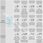 Bengali Calendar Poush 1429 17th