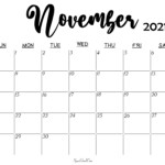 Blank November 2021 Calendar Printable Latest Calendar Printable