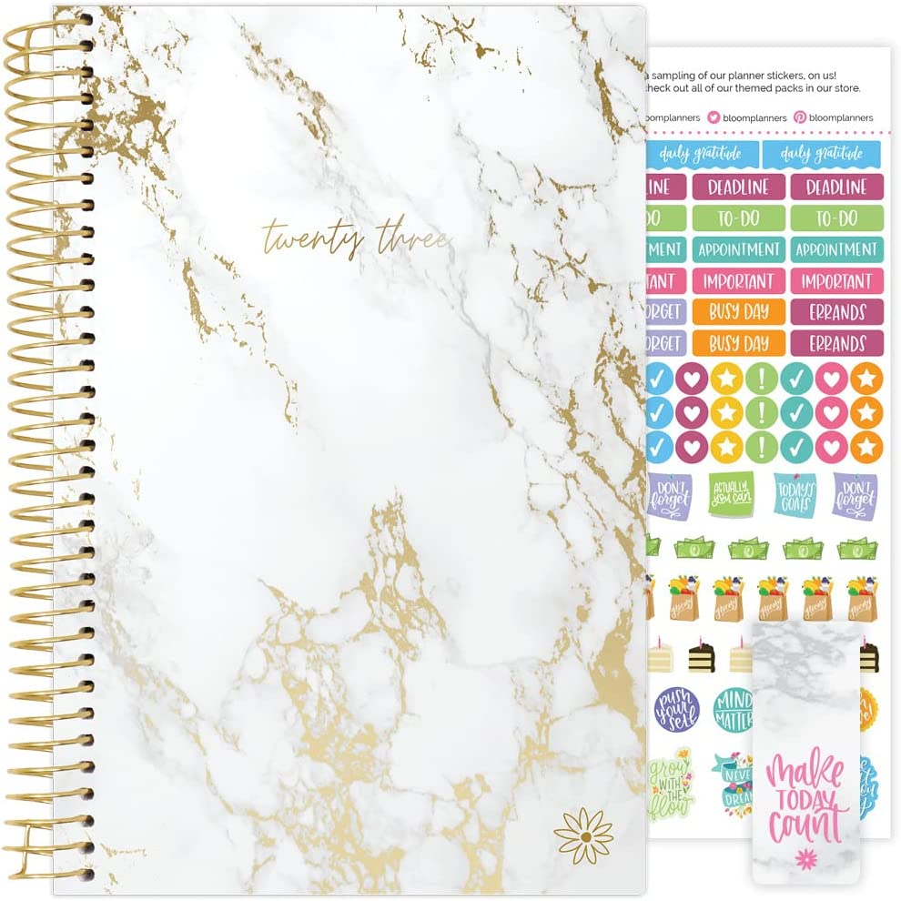 Buy Bloom Daily Planners 2023 Calendar Year Day Planner January 2023 