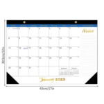 Calendar From January 2023 To 2024 Ju Ne English Desk Calendar Portable