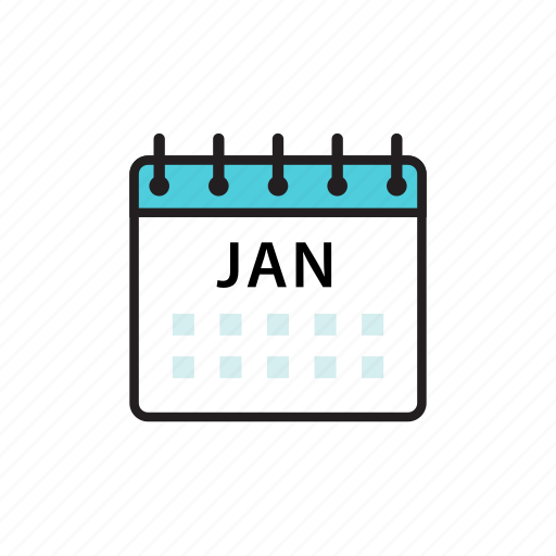 Calendar Jan January Month Icon Download On Iconfinder