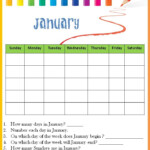 Calendar Worksheets