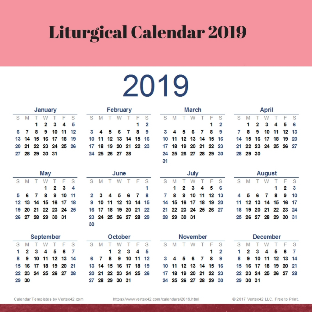 Catch Free Printable Catholic Calendar Calendar Printables Free Blank