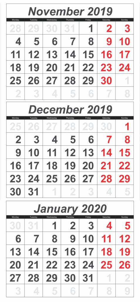 Catch Julian Calendar For November And December 2020 Calendar 