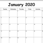 Collect Weekly Appointment Template Free Printable January 2020