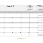 Effective 4 Week Printable Calendar