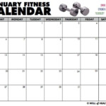 Exercise Calendar Get Free Printable Calendar 2020 2021