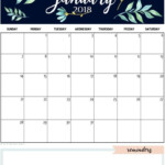 January 2019 Calendar Template Daily Work In Design January Calendar