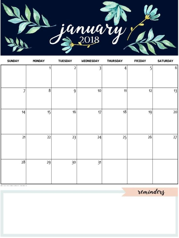 January 2019 Calendar Template Daily Work In Design January Calendar 