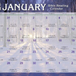 January 2019 Daily Bible Reading Calendar In God s Image