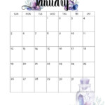 January 2020 Calendar Cute Calendar Printables Print Calendar Kids