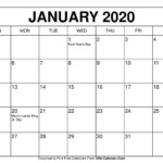 January 2021 Calendar Free Download Printable Calendar Templates