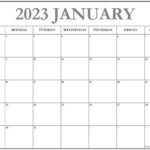 January 2023 Calendar Free Printable Calendar Templates