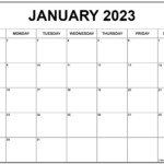 January 2023 Calendar Free Printable Calendar Templates
