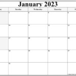 January 2023 Monday Calendar Monday To Sunday