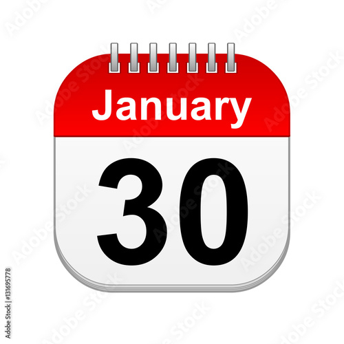 January 30 Calendar Icon Stock Photo And Royalty free Images On 