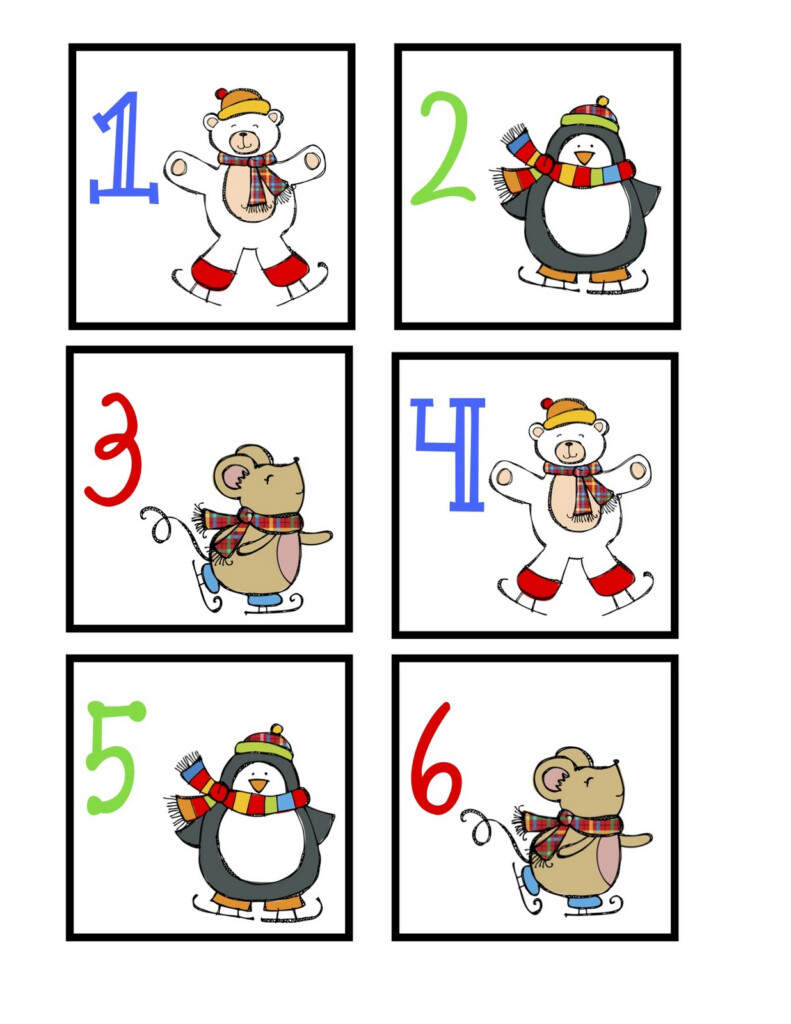 January Calendar Cards Classroom Freebies