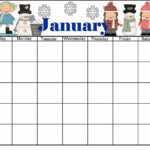 January Calendar For Blog 3300x2550px January Calendar Diy