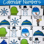 January Calendar Numbers These Calendar Numbers Are Great For Your
