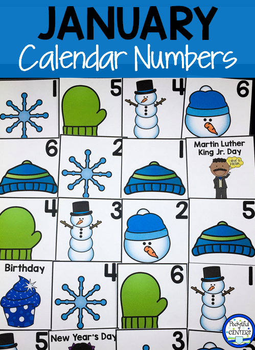 January Calendar Numbers These Calendar Numbers Are Great For Your 