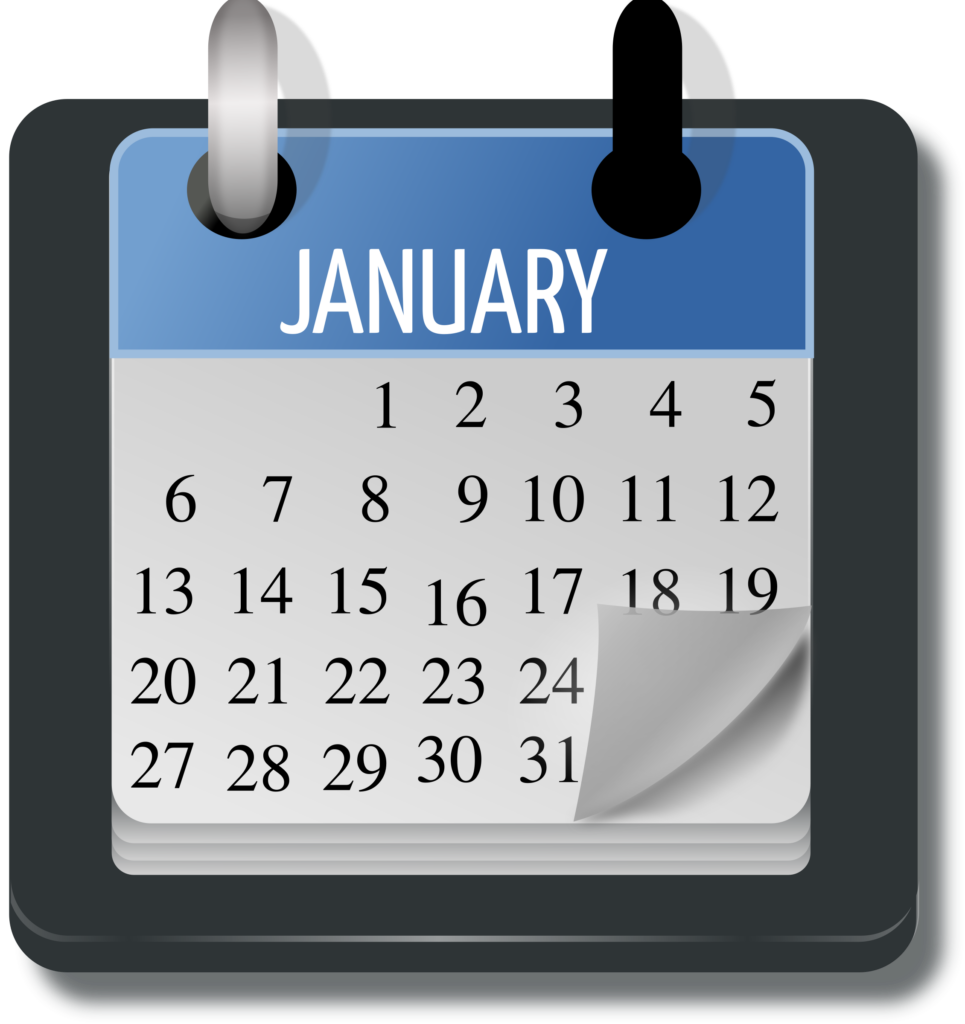January Calendar Vector Art Image Free Stock Photo Public Domain 