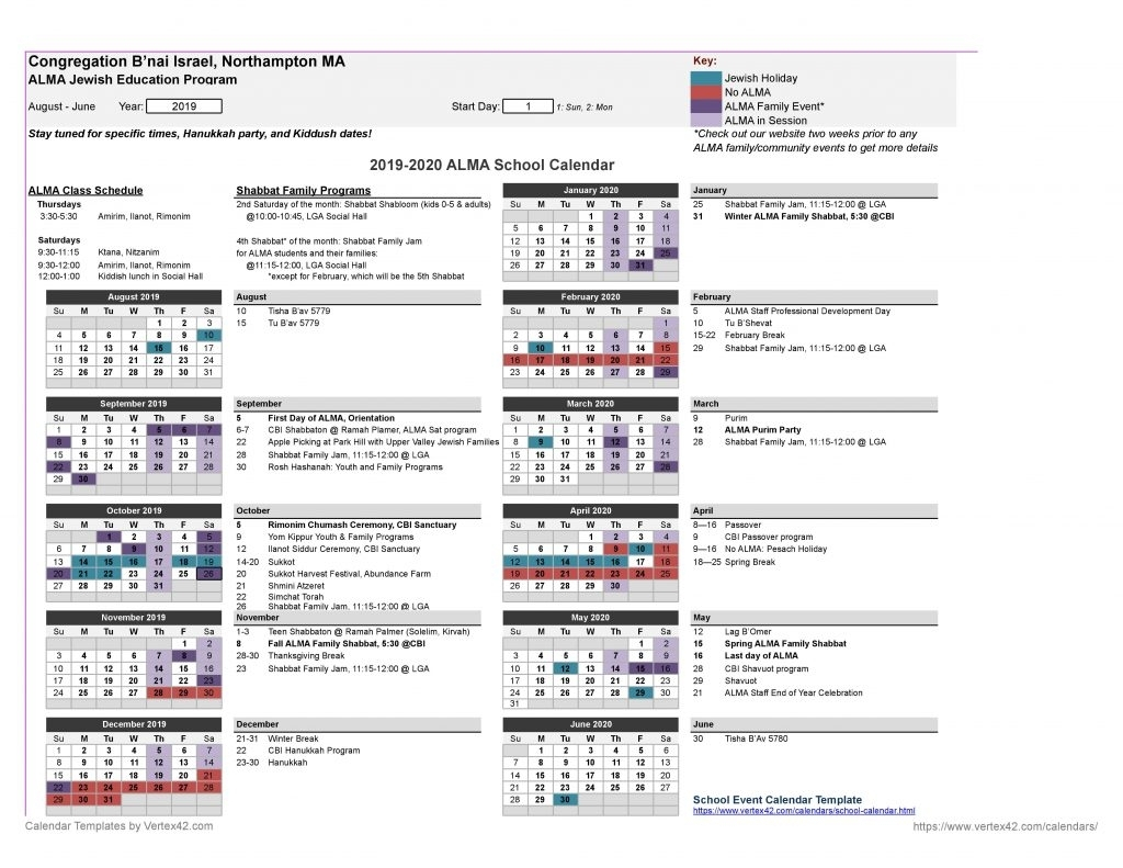 Jewish Calendar Year 0001 Month Calendar Printable