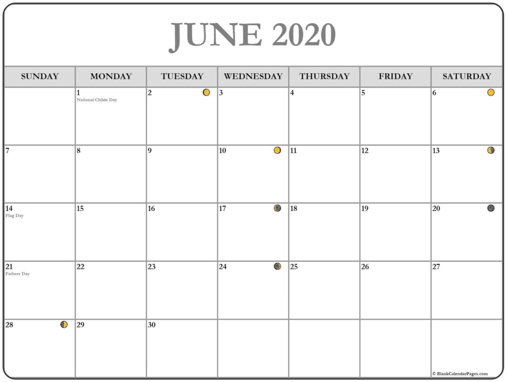 June 2020 Calendar Printable Template With Holidays With Images 