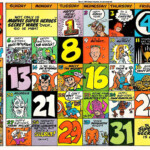 Marvel Comics Of The 1980s 1985 January Calendar