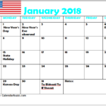 Pin On 2018 Calendars