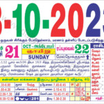 Tamil Calendar October 2023 2023