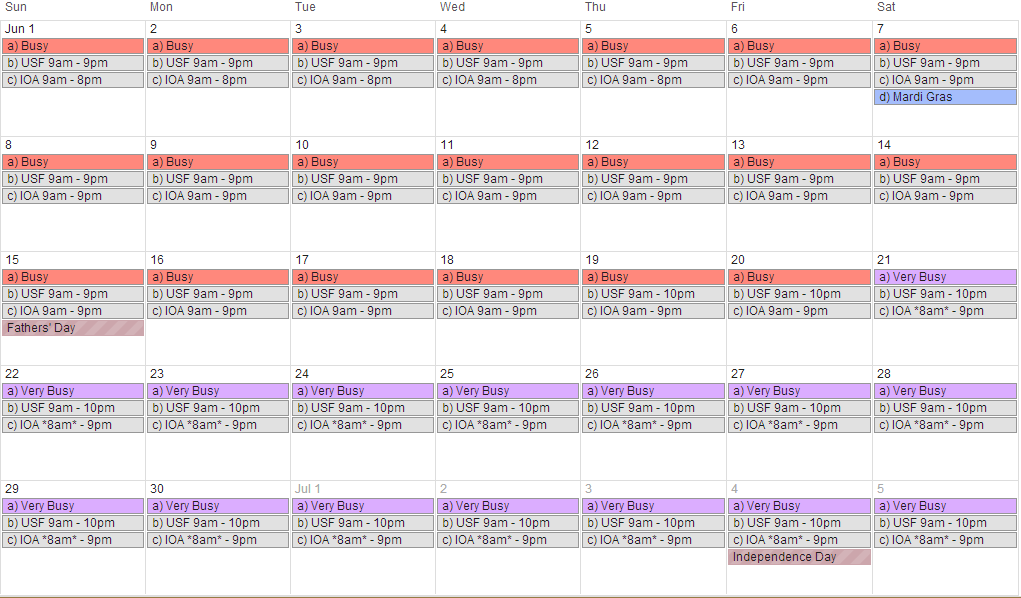 Universal Orlando Crowd Calendar 2021 January The Sunrise And Sunset