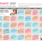 Your Happiness Calendar For January 2020